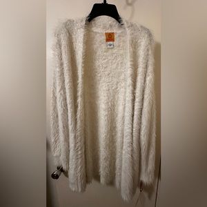 Ruby Rd. Cardigan, Silver Belles, L, SO SOFT